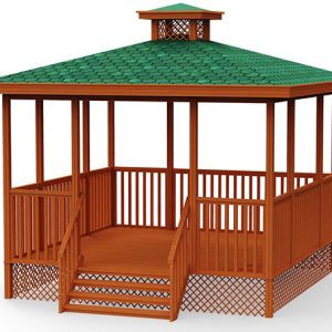 Wooden Gazebo Model 10