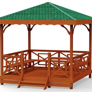 Wooden Gazebo Model 4