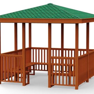Wooden Gazebo Model 8