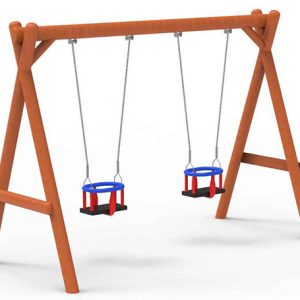 Natürliche Double Baby Swing