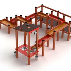 Spielbereich für Sand und Wasserspiele