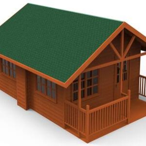 Wooden House Model 7